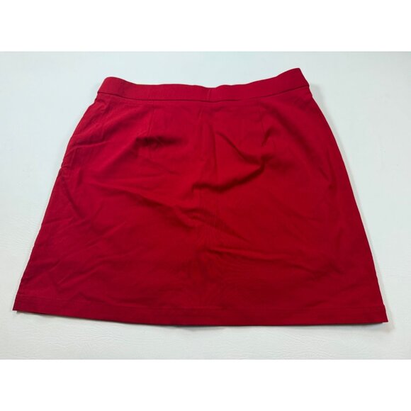NWT Rafaella Ruby Red Comfort Stretch Skort Womens Medium Elegant (bin JJ167) - Picture 1 of 7